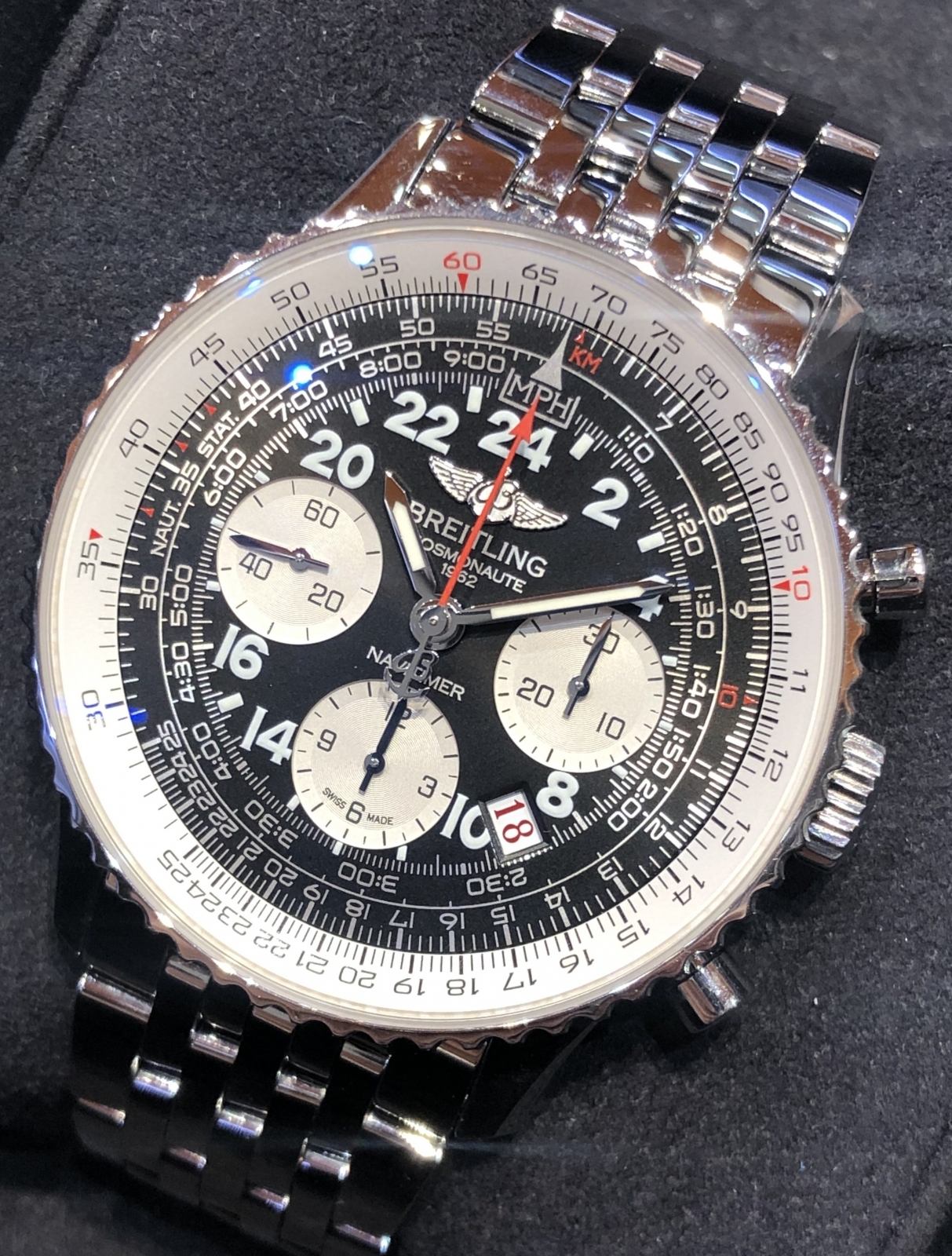ブライトリング BREITLING ナビタイマー コスモノート AB0210 クロノグラフ メンズ 腕時計 1962本限定 手巻き Navitimer VLP 90212058